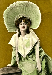 Marie Studholme 1875-1930, attrice inglese, inizio XX secolo