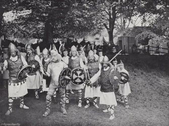 Il corteo di Sherborne, attacco dei Danesi