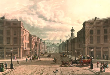 Regent Street da Piccadilly, c. 1822