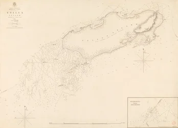 Indie Occidentali Costa delle Zanzare Isola di Utilla rilevata dal Comandante R. Owen 1835