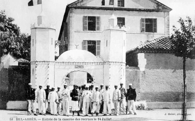 Caserma delle reclute della Legione straniera francese, Sidi Bel Abbès, Algeria, 14 luglio 1906