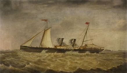 Vecchio piroscafo da diporto di Bristol 