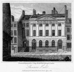 Skinners Hall, Città di Londra, 1817