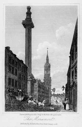 Il Monumento, Città di Londra, 1817