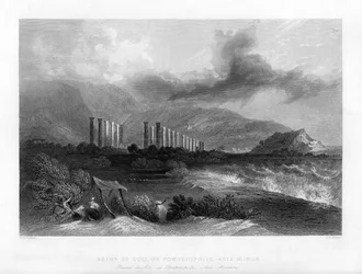 Le rovine di Soli, o Pompeiopoli, Turchia