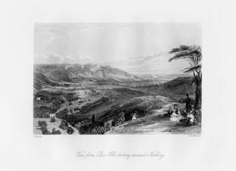 Vista da Box Hill, verso Norbury