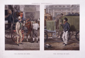 Il conducente del 1832 e il conducente del 1852