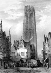 Cattedrale di Malines Mechelen, Anversa, Belgio, XIX secolo