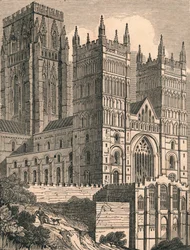 Vista nord-ovest della cattedrale di Durham