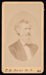 Ritratto di Edwin Hamilton Davis 1811-1888, Prima del 1888
