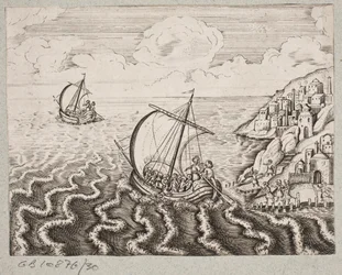Illustrazione per Adam Olearius, "Persianischer Rosenthal von einem Sinnreichen Poeten Schich Saadi [...]", Schleswig 1660