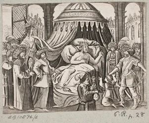 Illustrazione per Adam Olearius, “Persianischer Rosenthal von einem Sinnreichen Poeten Schich Saadi [...]”, Schleswig 1660