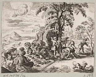 Illustrazione per Adam Olearius, “Persianischer Rosenthal von einem Sinnreichen Poeten Schich Saadi [...]”, Schleswig 1660