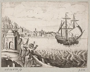 Illustrazione per Adam Olearius, "Persianischer Rosenthal von einem Sinnreichen Poeten Schich Saadi [...]", Schleswig 1660
