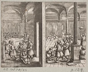 Illustrazione per Adam Olearius, "Persianischer Rosenthal von einem Sinnreichen Poeten Schich Saadi [...]", Schleswig 1660