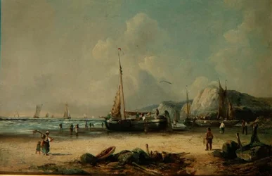 Barche da pesca sulla riva