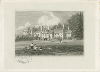 Hagley Hall: incisione, nd [1780-1847]