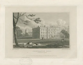 Swynnerton Hall: incisione, nd [c 1821]