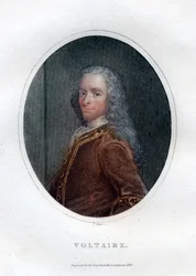 Francois Marie Arouet Voltaire, scrittore e satirico francese del XVIII secolo