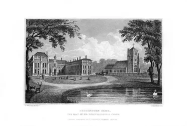 Parco di Beddington, Sutton, Surrey, 1829