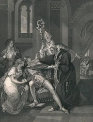 Edwy ed Elgiva, metà XIX secolo