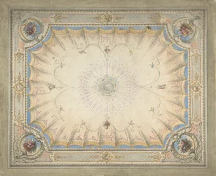Progetto per il soffitto del boudoir, Ardgowan