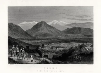 Cabul, dal Bala Hissar, 1883