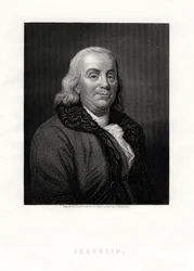 Benjamin Franklin, figura politica e statista degli Stati Uniti, 19° secolo