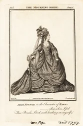Miss Elizabeth Younge nel ruolo di Zara in The Mourning Bride di William Congreve