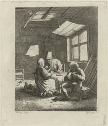 Interno di contadini (prima versione)