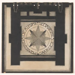Retro della copertina di Wendingen 1920