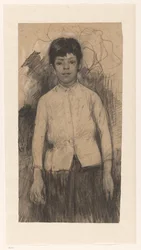 Ragazza in piedi