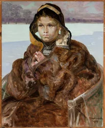 Ragazza in preghiera