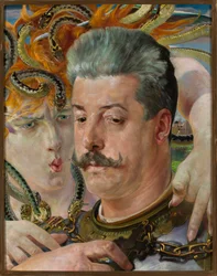 Ritratto di Tadeusz Błotnicki con una medusa