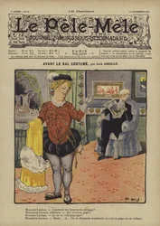 Avant le bal costume. Illustrazione per Le Pele-Mele, 1901