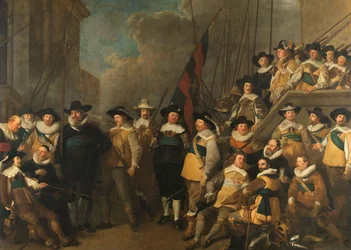 Ufficiali e altre guardie civiche del V Distretto di Amsterdam