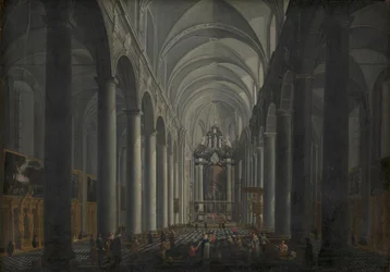 Interno della chiesa dei Gesuiti a Bruges