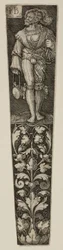 Guaina del pugnale con un Landsknecht