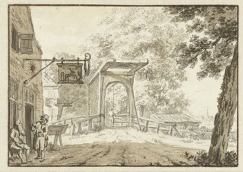 Osteria davanti a un ponte