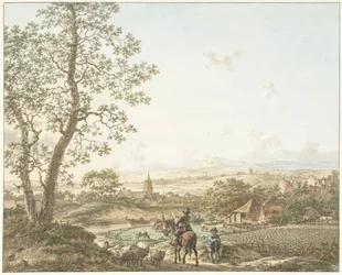 Primavera, mattina e terra (serie: Le quattro stagioni, i momenti del giorno e gli elementi)