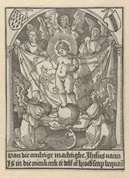 Immagine devozionale per la confraternita di Gesù