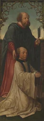 San Mattia e un Donatore, San Andrea (retro)