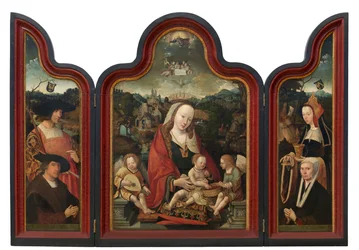 Trittico di Pompeius Otto e sua moglie Gerbich Claesdr