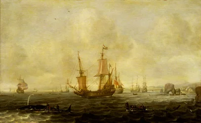 Flotta baleniera olandese, metà del XVII secolo