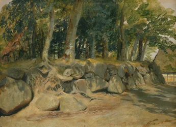 Il muro di pietra a Sottorf, 1839