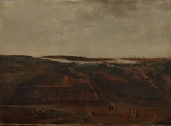 Veduta di Kiel sulla Schelda e di Anversa al di là di essa