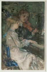 Il duo (dipinto su tela)