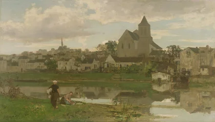 Veduta di Montigny-sur-Loing