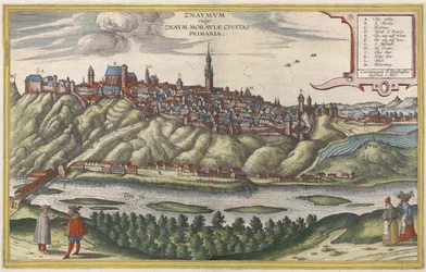 Veduta di Znaymvm/Znojmo in Repubblica Ceca