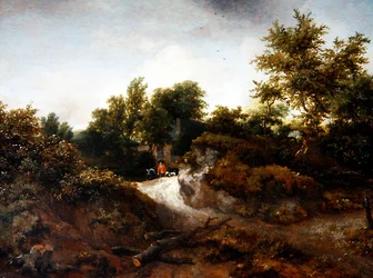 Paesaggio di dune boscose